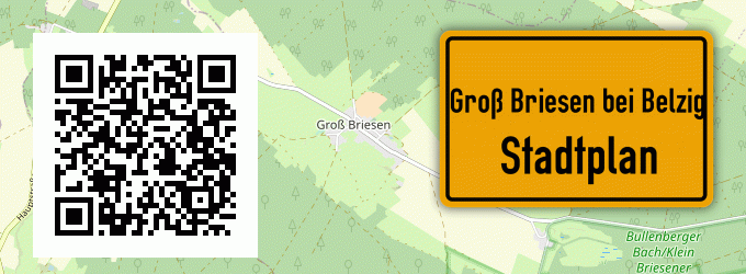 Stadtplan Groß Briesen bei Belzig