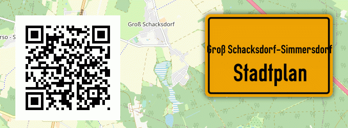 Stadtplan Groß Schacksdorf-Simmersdorf