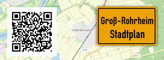 Stadtplan Groß-Rohrheim