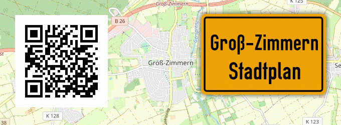 Stadtplan Groß-Zimmern