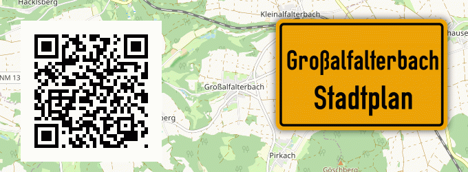 Stadtplan Großalfalterbach