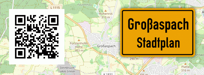 Stadtplan Großaspach