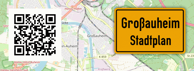 Stadtplan Großauheim