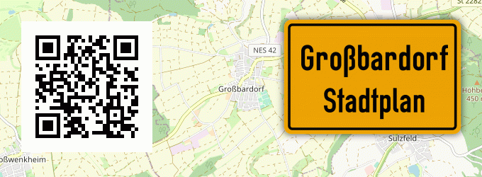 Stadtplan Großbardorf