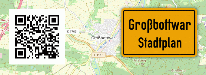 Stadtplan Großbottwar