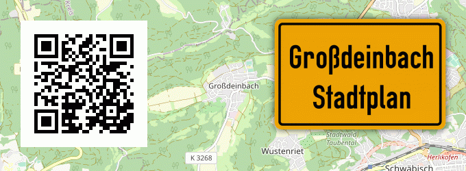 Stadtplan Großdeinbach