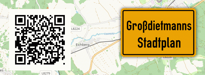 Stadtplan Großdietmanns