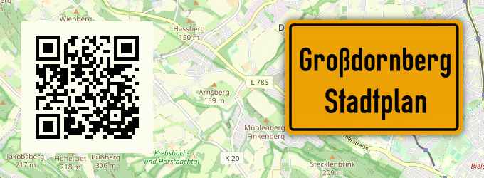 Stadtplan Großdornberg