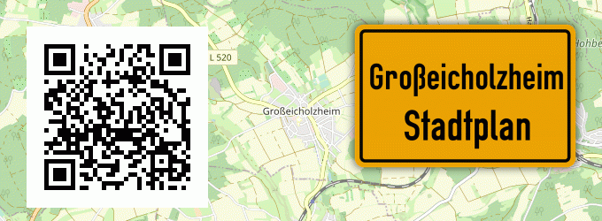Stadtplan Großeicholzheim