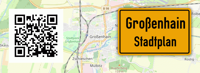 Stadtplan Großenhain, Sachsen