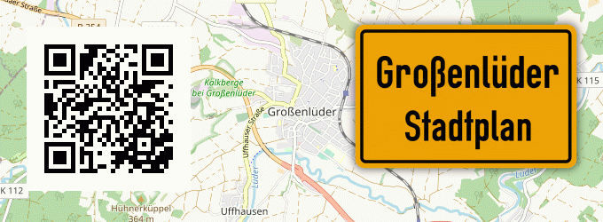 Stadtplan Großenlüder