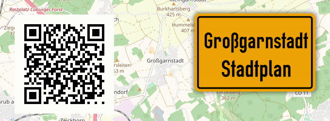 Stadtplan Großgarnstadt