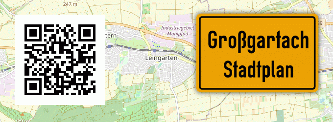 Stadtplan Großgartach