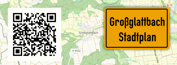 Stadtplan Großglattbach