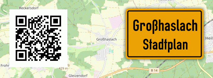 Stadtplan Großhaslach