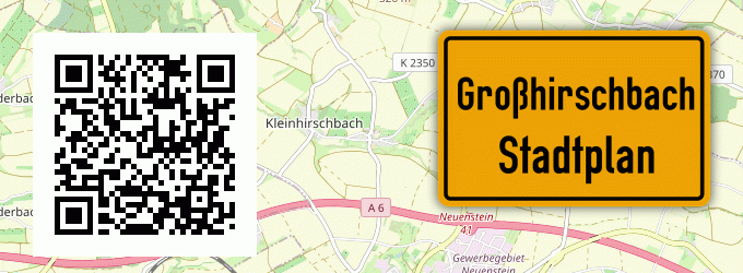 Stadtplan Großhirschbach