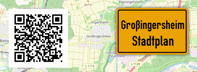 Stadtplan Großingersheim
