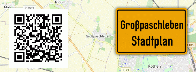 Stadtplan Großpaschleben