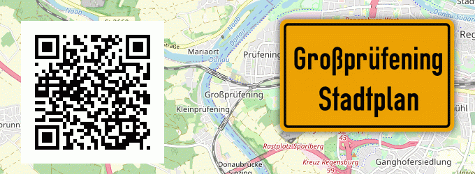 Stadtplan Großprüfening