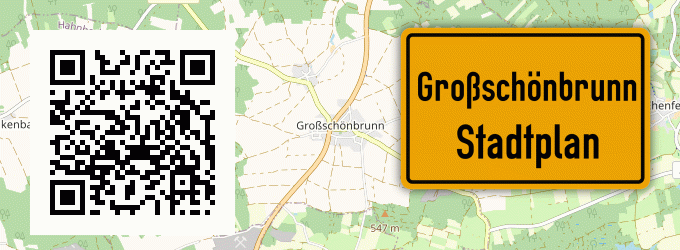 Stadtplan Großschönbrunn