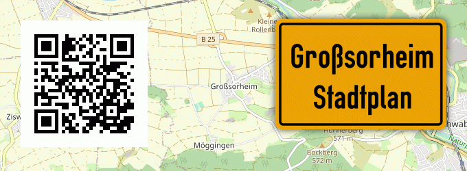 Stadtplan Großsorheim