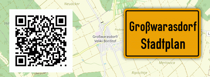 Stadtplan Großwarasdorf
