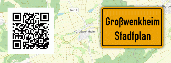 Stadtplan Großwenkheim