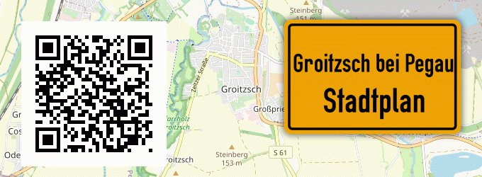 Stadtplan Groitzsch bei Pegau