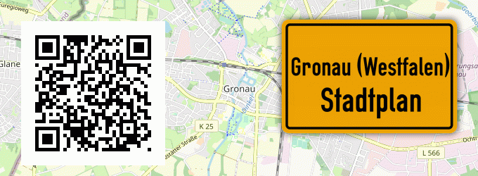 Stadtplan Gronau (Westfalen)