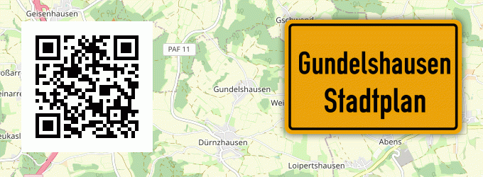 Stadtplan Gundelshausen
