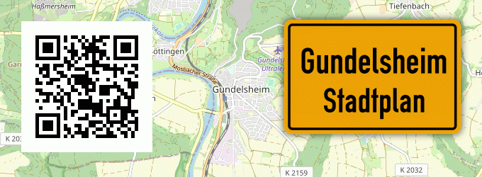 Stadtplan Gundelsheim
