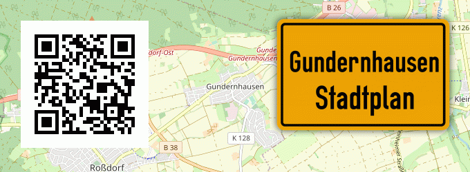 Stadtplan Gundernhausen