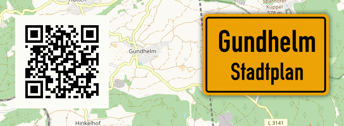 Stadtplan Gundhelm