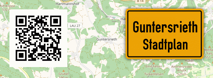 Stadtplan Guntersrieth