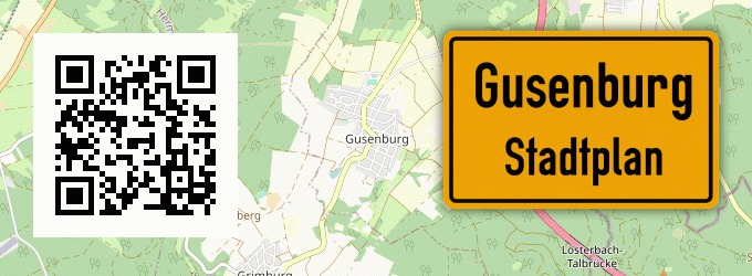 Stadtplan Gusenburg