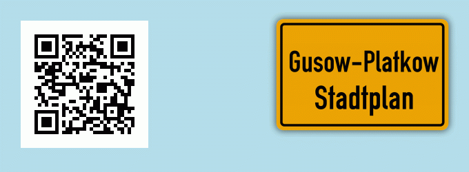 Stadtplan Gusow-Platkow