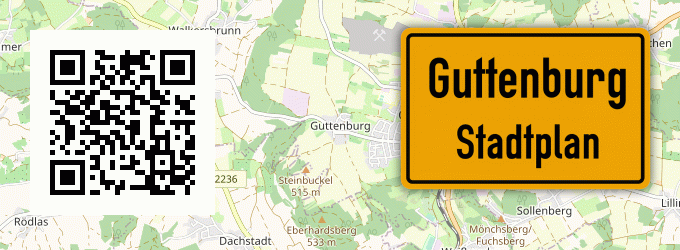 Stadtplan Guttenburg