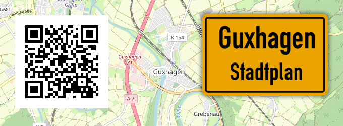 Stadtplan Guxhagen