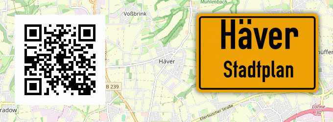 Stadtplan Häver, Westfalen