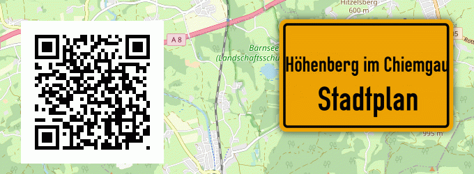 Stadtplan Höhenberg im Chiemgau