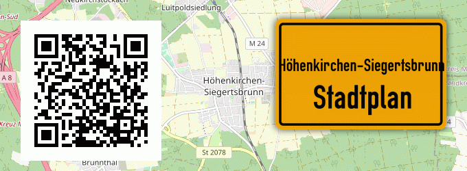 Stadtplan Höhenkirchen-Siegertsbrunn