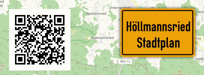 Stadtplan Höllmannsried, Wald
