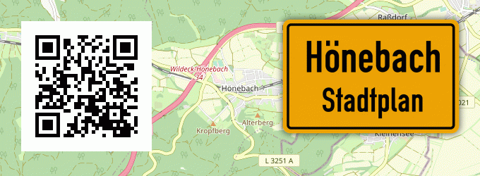 Stadtplan Hönebach