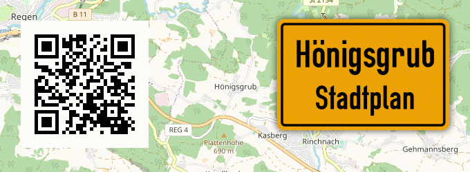 Stadtplan Hönigsgrub