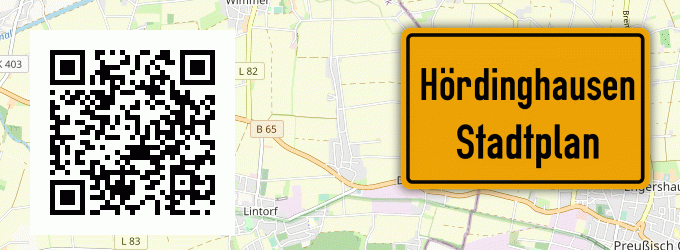 Stadtplan Hördinghausen