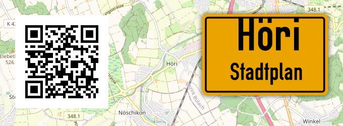 Stadtplan Höri
