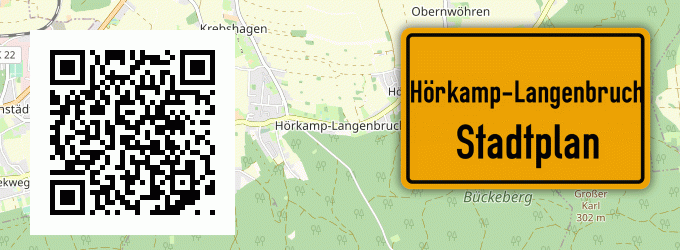 Stadtplan Hörkamp-Langenbruch