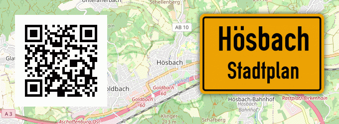 Stadtplan Hösbach