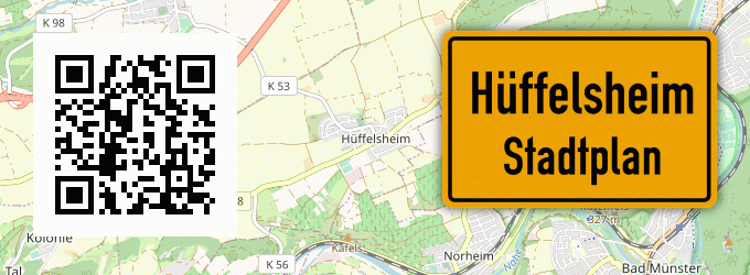Stadtplan Hüffelsheim