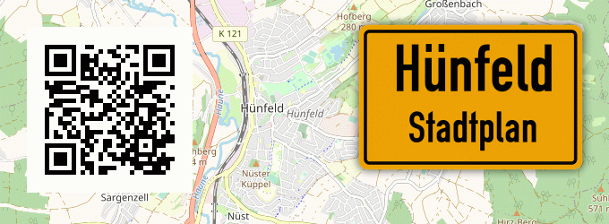 Stadtplan Hünfeld